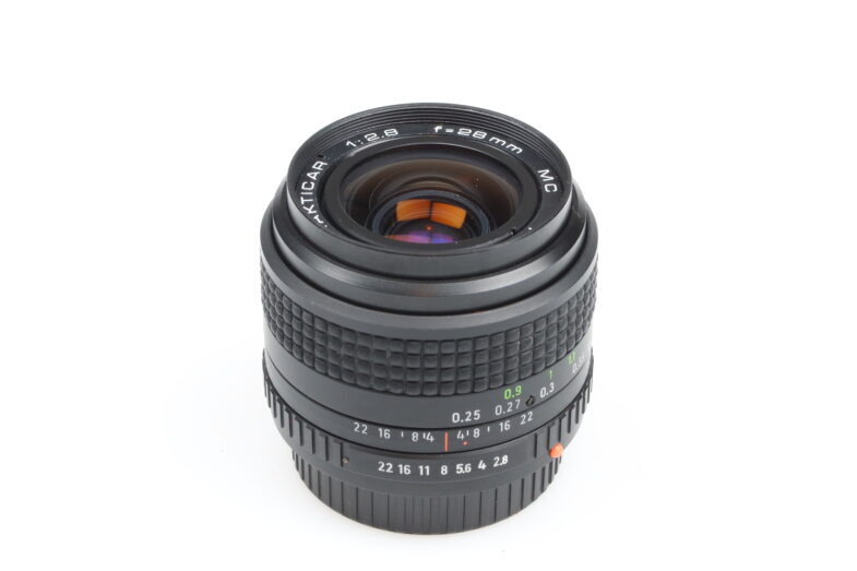 Pentacon Prakticar 28mm f2.8 MC lens PB B Mount 99426 near mint wie neu - Image 4