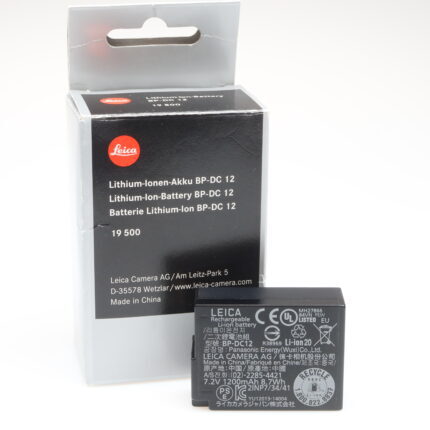 Leica Akku für Leica Q Typ 116 BP-DC 12 19500 Leitz