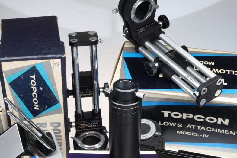 Topcon Beseler Motor Viewfinder 6,5x Filmmagazin usw. 97883 LOT - Image 4