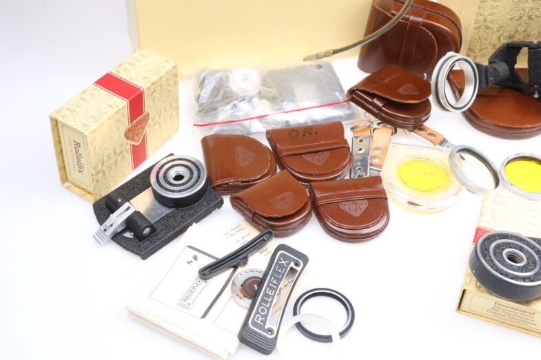 Rolleiflex LOT Rolleifix Rolleiflash Panoramakopf Filter Riemen 99565 - Image 2