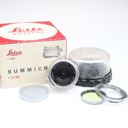 Leica Summicron 35mm f2 8elements Objektiv lens M39 Leitz