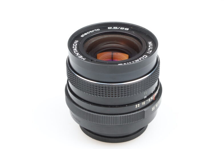 Pentacon electric MC 29mm f2.8 Objektiv M42 Anschluss 99604 – Bild 3