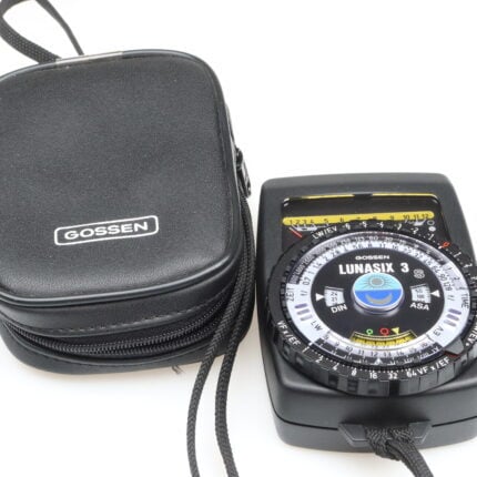 Gossen Lunasix 3 S black Belichtungsmesser Light meter