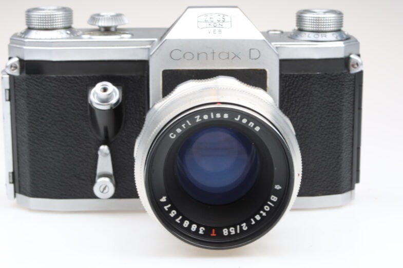 Zeiss Ikon Contax D Kamera Carl Zeiss Biotar red T 58mm f2 Objektiv 99626 - Image 2