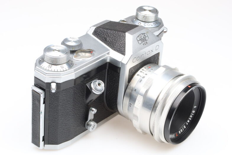 Zeiss Ikon Contax D Kamera Carl Zeiss Biotar red T 58mm f2 Objektiv 99626 - Image 3