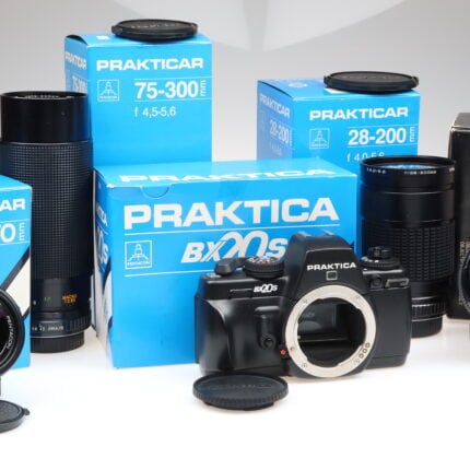 Praktica BX20s Kamera 35-70mm 75-300mm uvm. SET