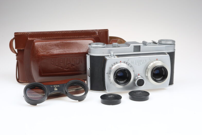 Belplasca Stereokamera camera Zeiss Tessar 37,5mm f3.5 Objektiv