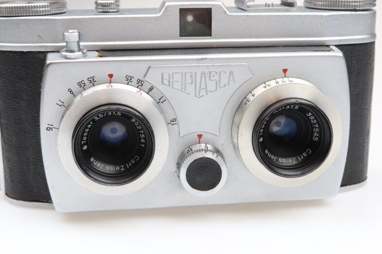 Belplasca Stereokamera camera Zeiss Tessar 37,5mm f3.5 Objektiv 99618 - Image 3