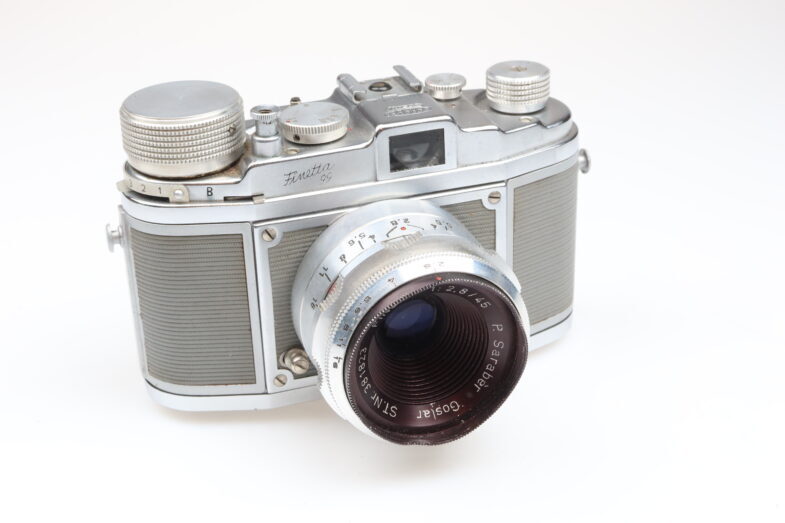 Finetta 99 Kamera Camera Saraber Finon 45mm f2.8 Objektiv 99581 – Bild 2