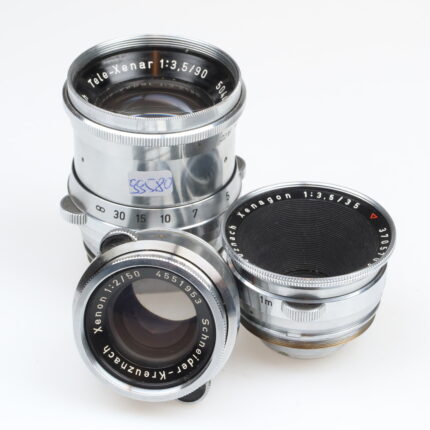 Schneider Tele-Xenar 90mm Xenagon 35mm Xenon 50mm Objektiv