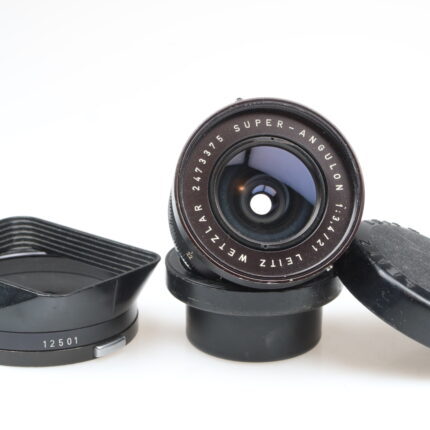 Leica Super Angulon M 21mm f3.4 Objektiv 12501 Hood Leitz