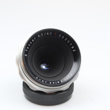 Zeiss Tessar 40mm f4.5 red T Objektiv 10 Blades M42 Anschluss