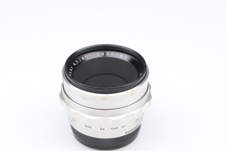Zeiss Tessar 40mm f4.5 red T Objektiv 10 Blades  M42 Anschluss 99718 – Bild 3