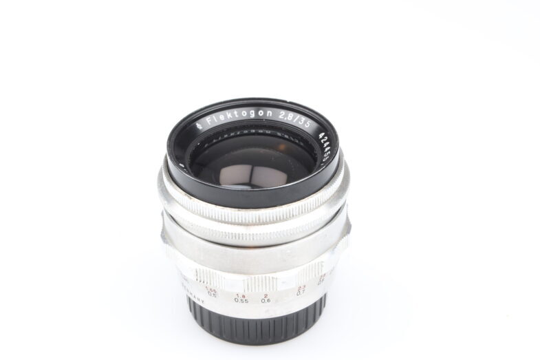 Carl Zeiss Flektogon 35mm f2.8 Alu Objektiv lens M42 Anschluss 99719 – Bild 2