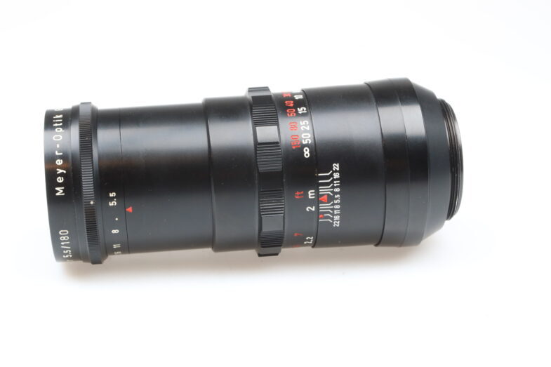 Meyer Görlitz Telemegor 180mm f5.5 Objektiv lens  M42 Anschluss 99717 – Bild 7