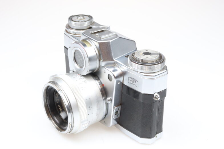 Zeiss Ikon Contarex Bullseye Kamera Planar 50mm f2 Objektiv 99756 – Bild 4