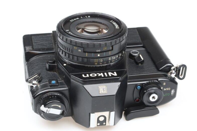 Nikon EM Kamera 50mm f1.8 Objektiv Motor Drive MD-E  99785 – Bild 5