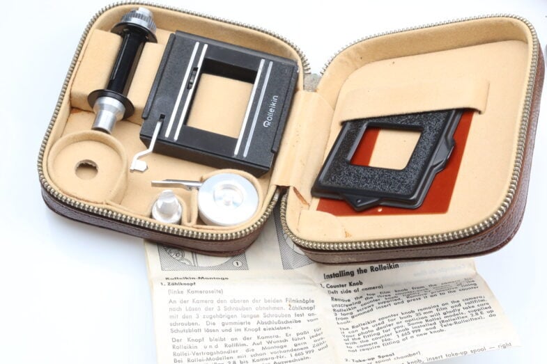 Rolleiflex Tele Kamera Carl Zeiss Sonnar 135mm f4 lens Rolleikin 99789 – Bild 10