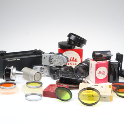 Leica LOT Filter Sonnenblende Winder Sucher Leica Meter SET