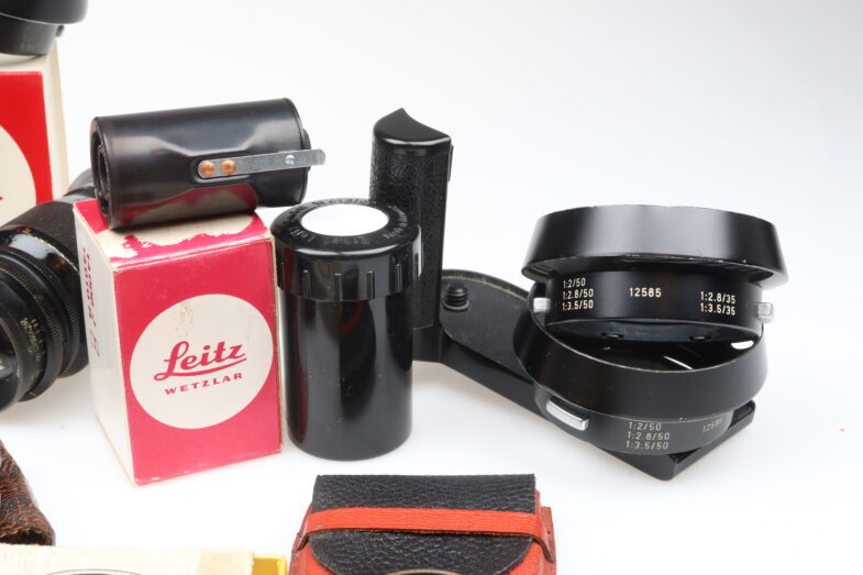 Leica LOT Filter Sonnenblende Winder Sucher Leica Meter SET 99694 – Bild 4