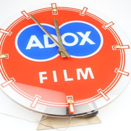 Adox Werbeuhr Film Uhr Werbung