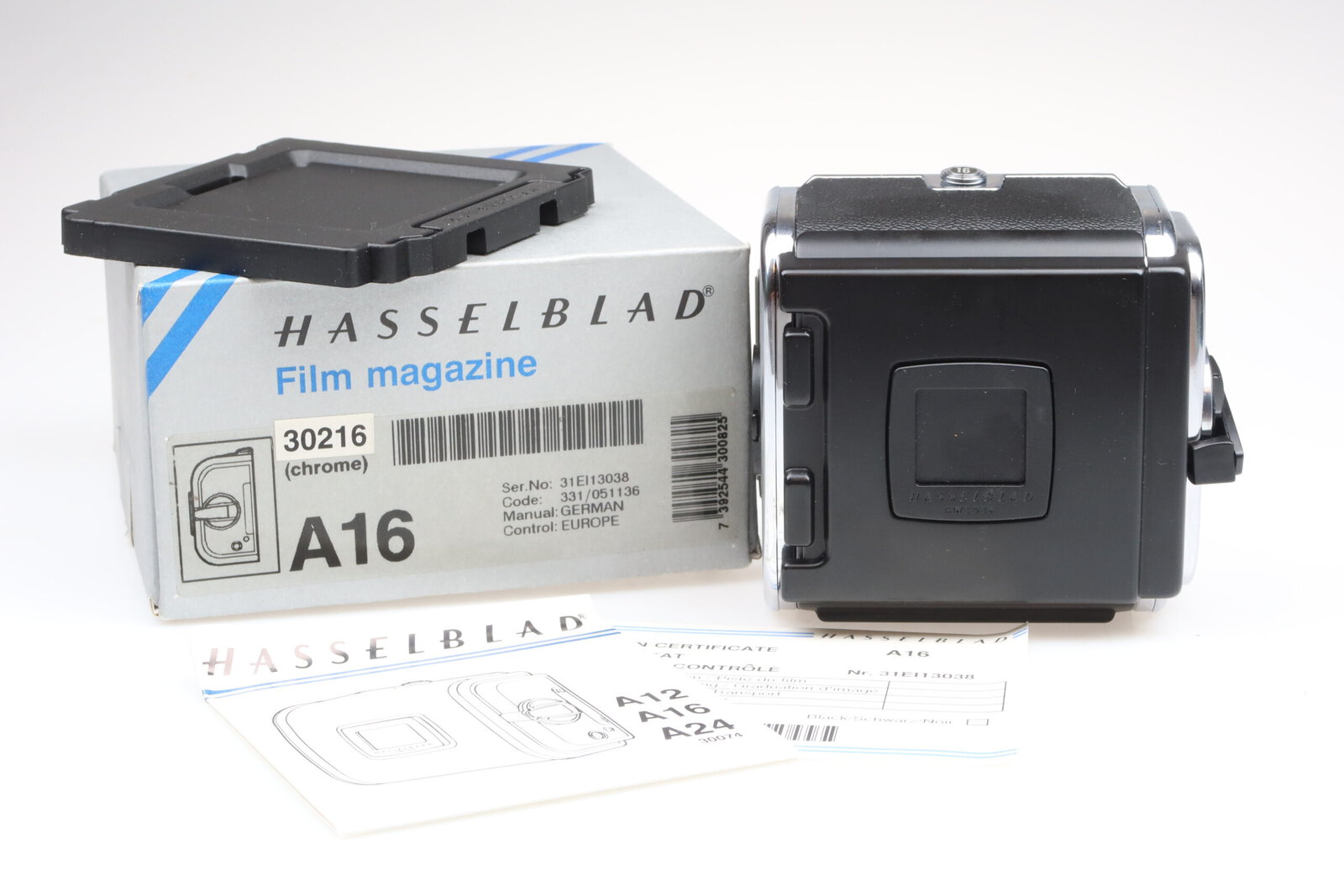 IMG_8978 Hasselblad A16 chrome 30216 Film Magazin Typ IV