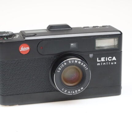 Leica Minilux black Kamera Summarit 40mm f2.4 lens Leitz