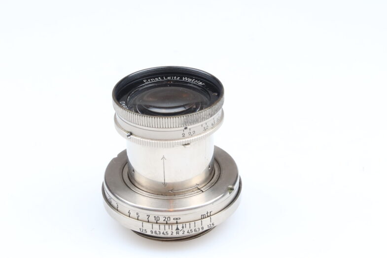 Leica Summar 5cm f2 nickel black rim Objektiv lens Leitz 99664 - Image 2