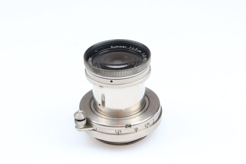 Leica Summar 5cm f2 nickel black rim Objektiv lens Leitz 99664 - Image 4