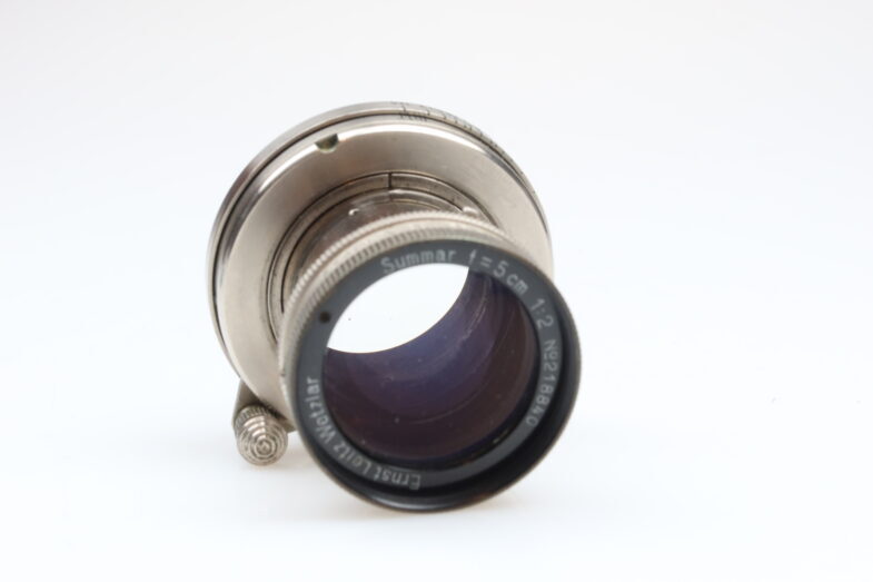 Leica Summar 5cm f2 nickel black rim Objektiv lens Leitz 99664 - Image 5