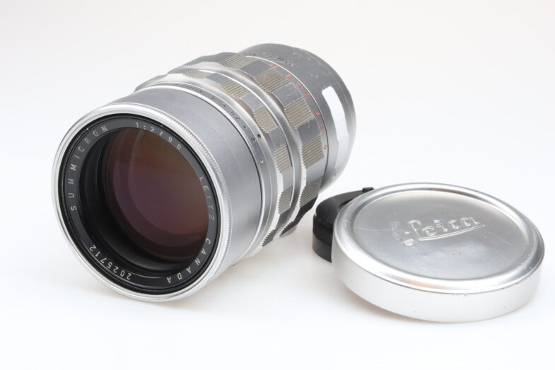 Leica Summicron M 90mm f2 chrome Objektiv lens Leitz