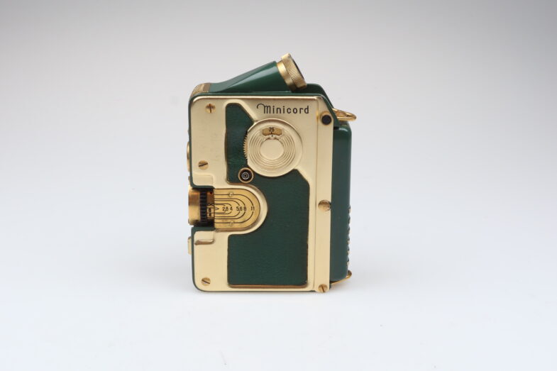 Goerz Minicord gold green extrem rare, near mint 99639 – Bild 5