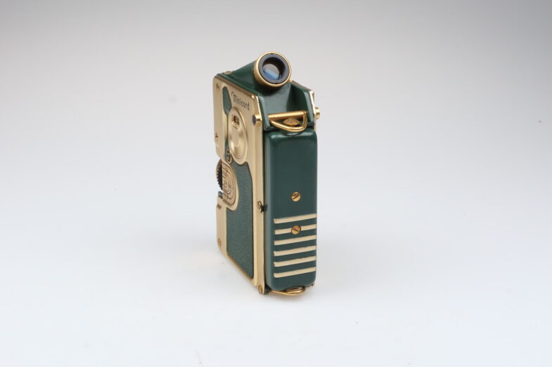 Goerz Minicord gold green extrem rare, near mint 99639 – Bild 6