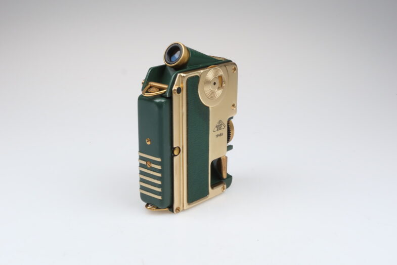 Goerz Minicord gold green extrem rare, near mint 99639 – Bild 7