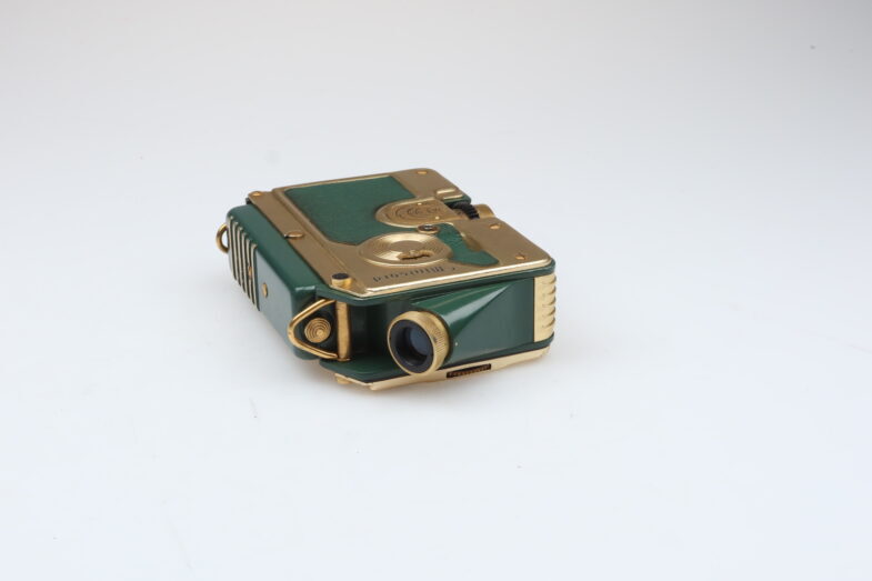 Goerz Minicord gold green extrem rare, near mint 99639 – Bild 8