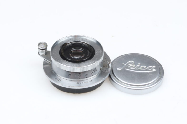 Leica Elmar 3,5cm f3.5 chrome Objektiv lens M39 Anschluss mount LTM 99684 - Image 2