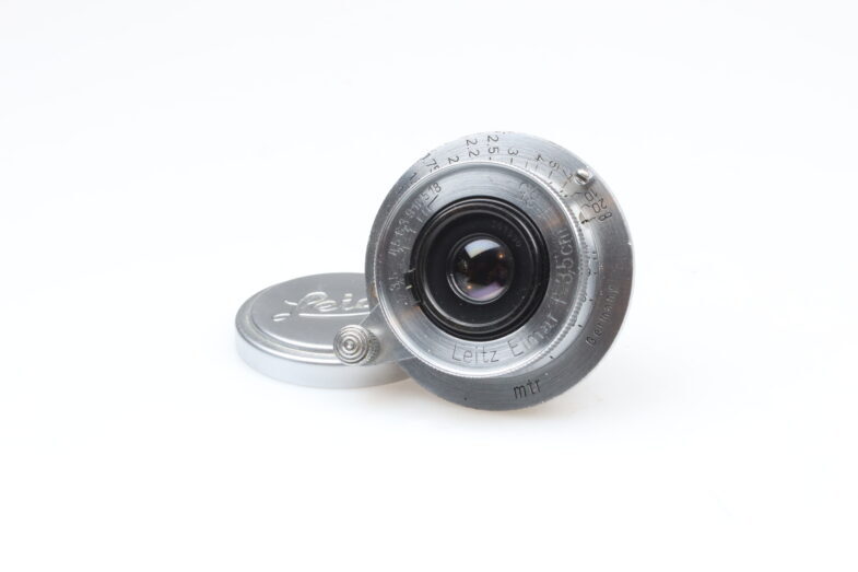 Leica Elmar 3,5cm f3.5 chrome Objektiv lens M39 Anschluss mount LTM 99684 - Image 3
