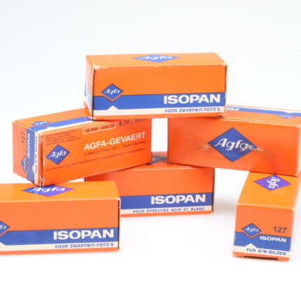 6x Agfa Isopan 127 Film Baby Rolleiflex MDH 1983/1984 SET