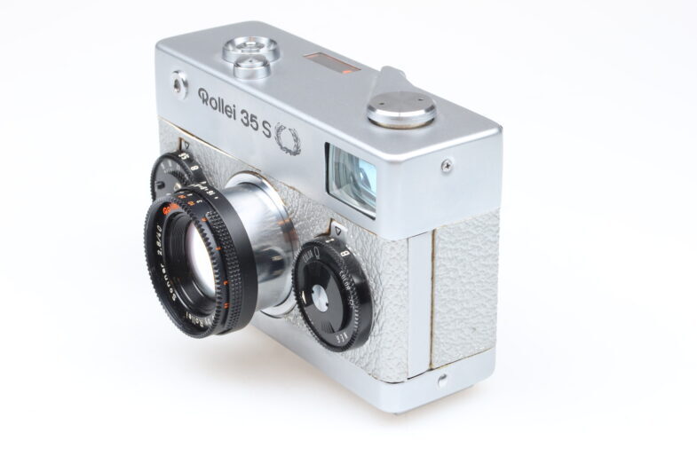 Rollei 35 S Lorberkranz Edition silver Sonnar 40mm lens 99831 near mint – Bild 3