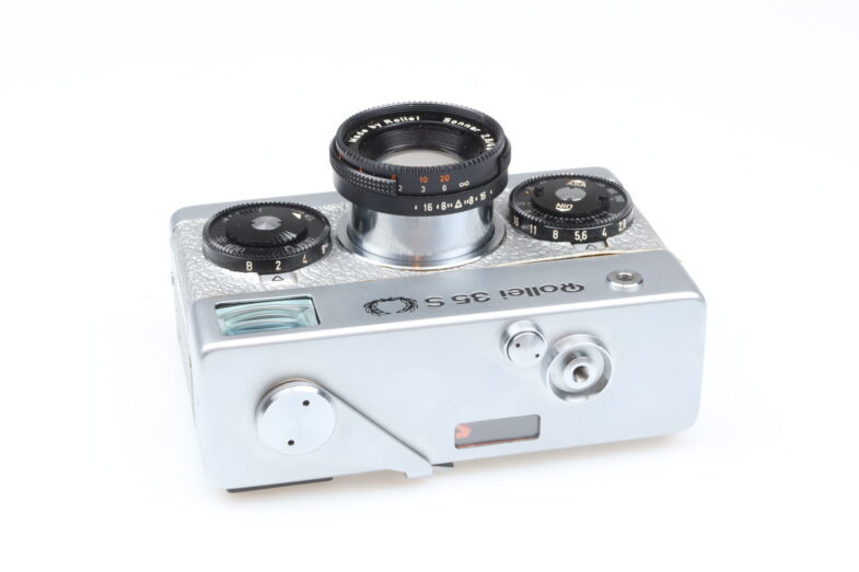 Rollei 35 S Lorberkranz Edition silver Sonnar 40mm lens 99831 near mint – Bild 6