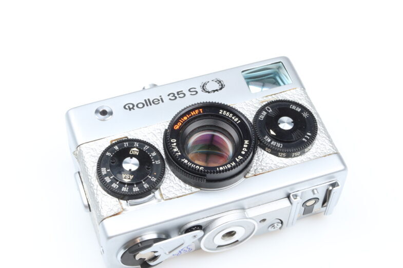 Rollei 35 S Lorberkranz Edition silver Sonnar 40mm lens 99831 near mint – Bild 8