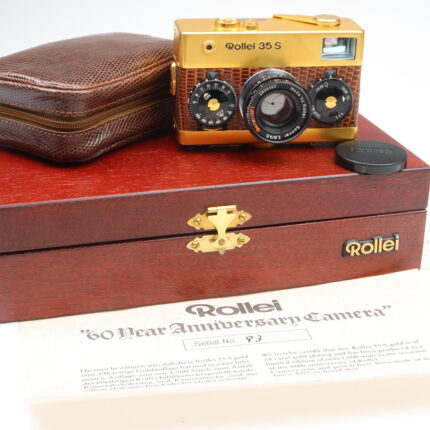 Rollei 35 S Gold 60th Year Kamera Zeiss Sonnar lens