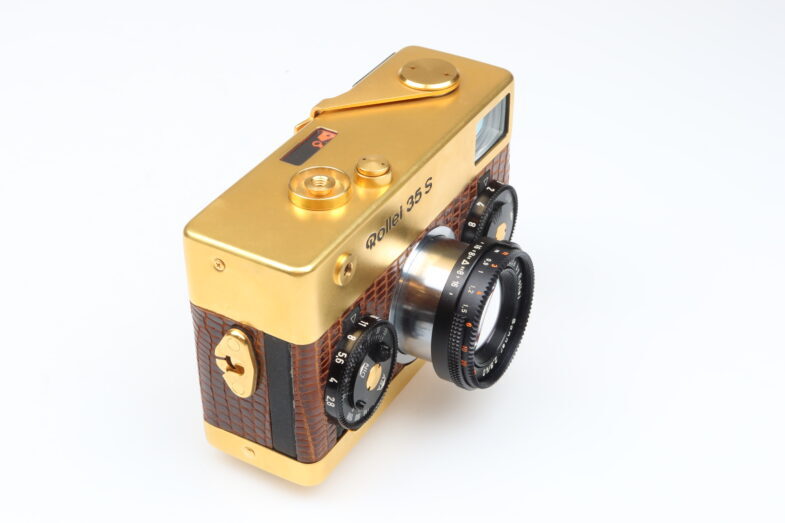 Rollei 35 S Gold "60th Year" Kamera Zeiss Sonnar lens 99832 near mint – Bild 3