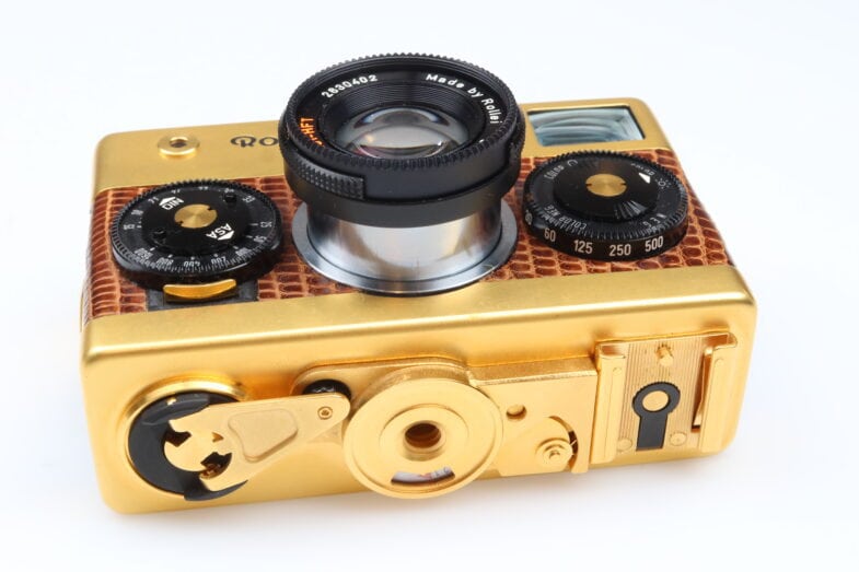Rollei 35 S Gold "60th Year" Kamera Zeiss Sonnar lens 99832 near mint – Bild 9