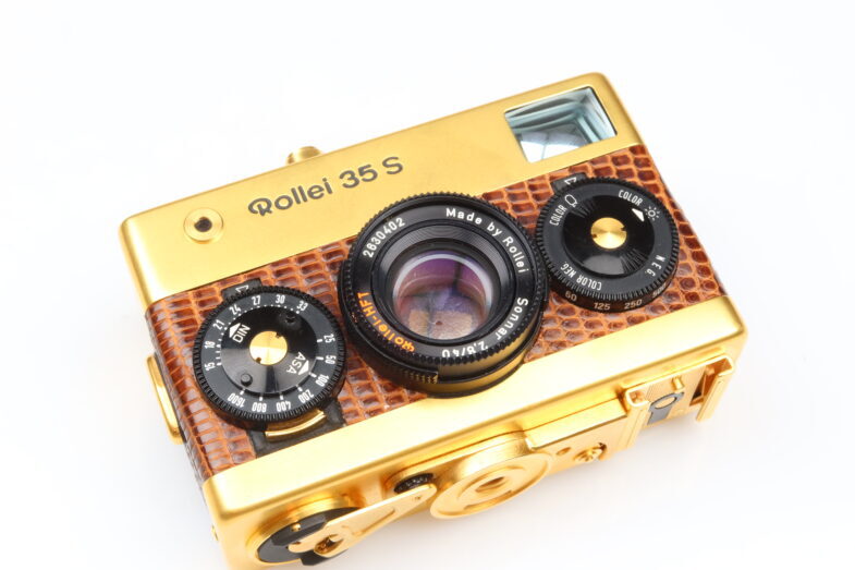 Rollei 35 S Gold "60th Year" Kamera Zeiss Sonnar lens 99832 near mint – Bild 10