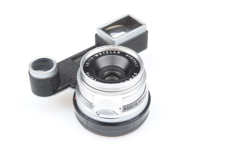 Leica Summaron M 35mm f2.8 Objektiv lens mit Brille Infinity Lock Leitz 99823 top - Image 3