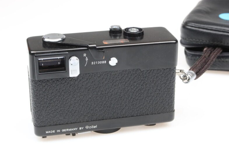 Rollei 35 black paint Germany Kamera Tessar 40mm lens 99833 near mint – Bild 4
