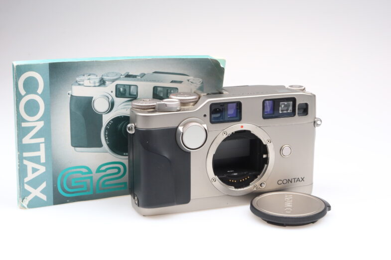 Kyocera Contax G2 green label Kamera camera