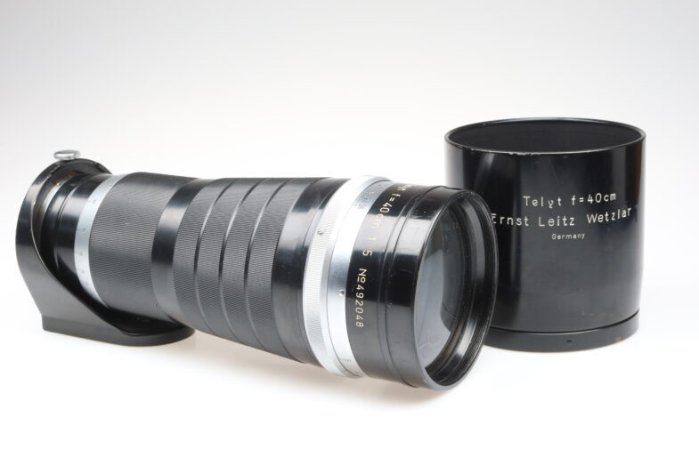 Leica Telyt 40cm f5 TLCOO M39 wartime first type uncoated rare