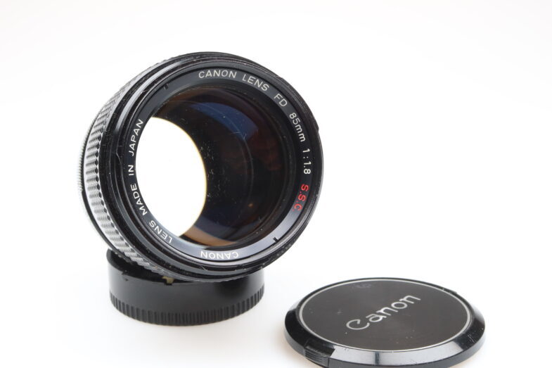 Canon FD 85mm f1.8 S.S.C. Objektiv lens FD Anschluss mount